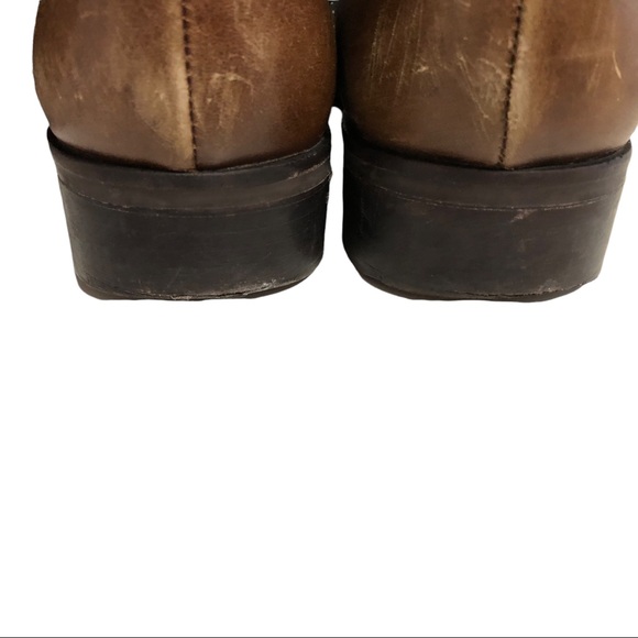 Gorgeous Distressed Brown Knee High Riding Boots - Picture 10 of 13